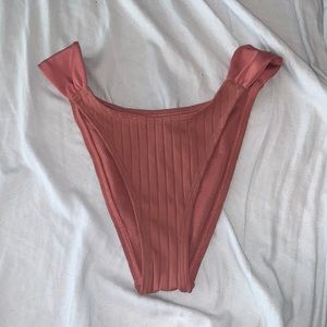 Damsel Zumiez Blush High Waisted Bikini Bottoms